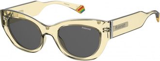 Polaroid Womens PLD-6199-S-X-MC-40G PLD 6199 S X MC 50 40G Sunglasses - Yellow - One Size