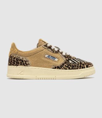 Autry Baskets Medalist Low Pony Safari Leo Zebra Ivory