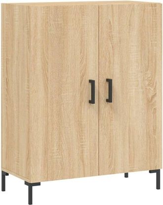 vidaXL Sideboard Sonoma Oak 69.5x34x90 cm Engineered Wood Vidaxl