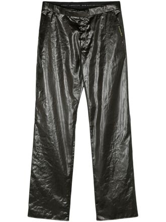 Martine Rose Straight mid waist broek - Groen