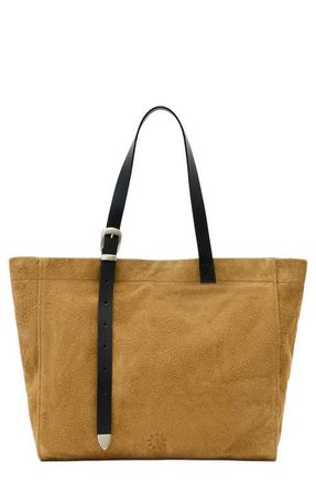 AllSaints Haven Leather Tote in Biscuit Brown at Nordstrom