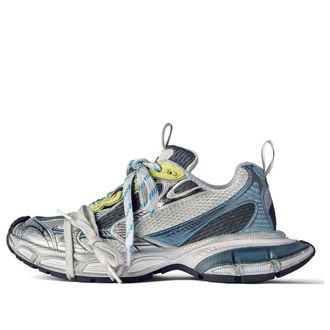 Balenciaga 3XL Sneakers White Blue Yellow Mesh 734734W3XL59047