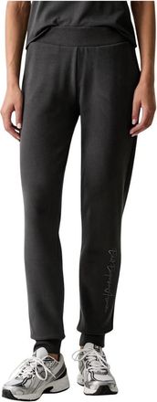 Emporio Armani Trainingsbroeken - Dames - Sweatpants - Grijs - XL - Katoen - Broeken