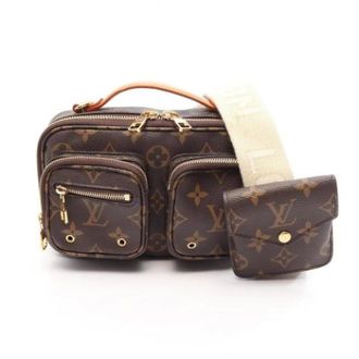 Louis Vuitton Pre-owned Vintage Canvas Handbag - Dames - Pre-owned - Bruin - Maat: ONE Size Leer