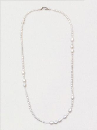 By Lilla Coco Necklace in Pearl at Nordstrom, Size 36