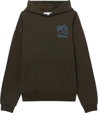 Obey Heren, Sweatshirts & Hoodies, Groen, Maat: XL Katoen