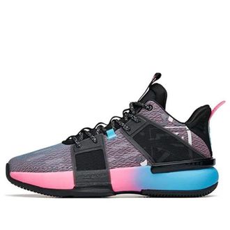 Anta Shock 3 High Black Pink Blue 112131605S-1