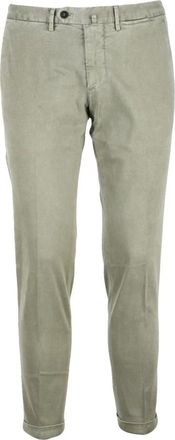Santaniello Arechi Chinos - Heren - Chinos - Groen - M - Katoen - Broeken
