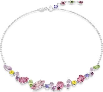 Swarovski Dames Ketting Multicolor Gema 5658398 - Dames - Kettingen - Grijs - ONE Size - Accessoires