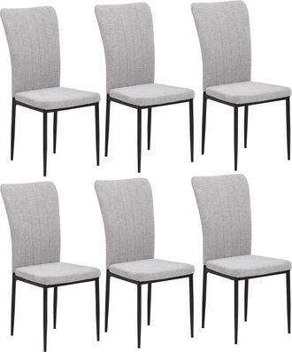 HOME AFFAIRE 4-Fussstuhl »Bergamo« (Set) 6 Stk.erhältlich in Samt, Vintage-Mikrofaser und Webstoff in vielen Farben