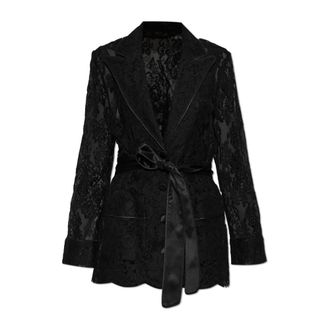 Dolce & Gabbana Camicia Vanity in Pizzo - - Blouses & Shirts - Donna - Nero - XS