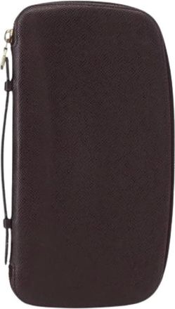 Louis Vuitton Pre-owned Clutches, female, Brown, Size: ONE SIZE Pre-owned Leather Clutch