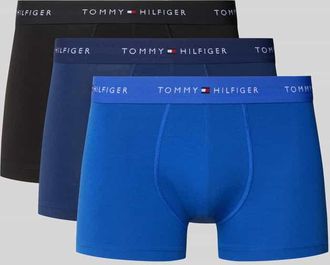 Tommy Hilfiger Slim Fit Trunks aus Baumwoll-Mix in Blau, Größe XXL