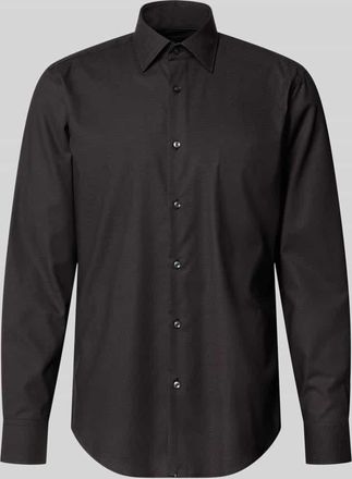 HUGO BOSS Regular Fit Freizeithemd aus Baumwoll-Mix Modell H-JOE-K-C1-261 in Anthrazit, Gr&ouml;&szlig;e 39