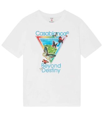 Casablanca White Crew Neck T-Shirt
