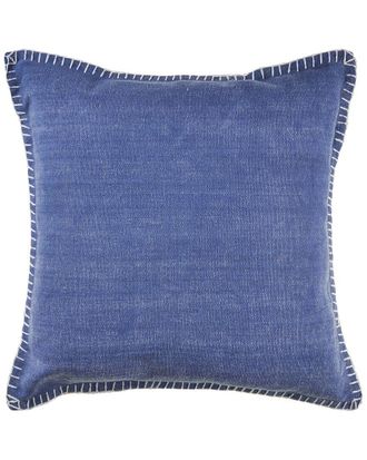 LR Home Lr Home Embroidered Edge Bordered Solid Throw Pillow