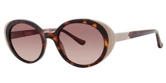 Kensie Oval It Dark Tortoise Mens Sunglasses Tortoiseshell Size 52