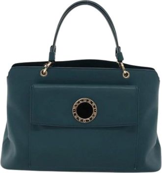 Bulgari Pre-owned Handbags, female, Blue, Size: ONE SIZE Pre-owned Vintage Handbag