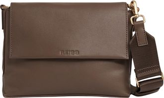 Reiss Selena Leather Crossbody Bag in Taupe at Nordstrom