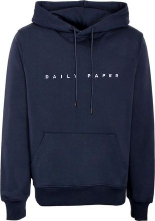 Daily Paper Clothing Alias Hoodie - Heren - Hoodies - Blauw - 2XL - Katoen - Hoodies & sweatvesten