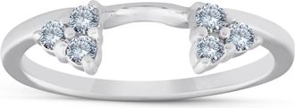Pompeii3 1/4ct Diamond Ring Enhancer Wedding Ring 14K White Gold