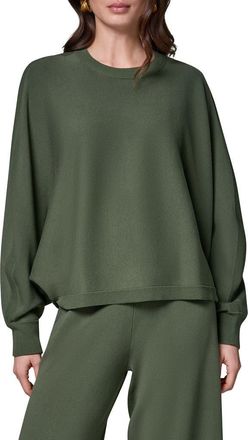 DKNY Dolman Sleeve Milano Knit Sweater in Verde at Nordstrom, Size X-Large