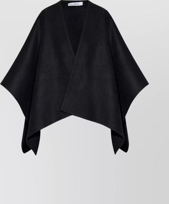 Max Mara crystal rhinestone cape wide sleeves