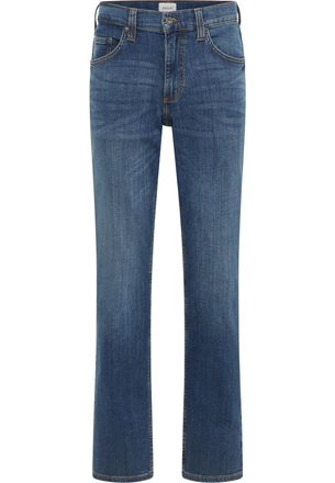 Mustang Straight-Jeans MUSTANG Style Big Sur Straight, Herren, Gr. 33, L&auml;nge 32, blau, Denim/Jeans, Obermaterial: 99% Baumwolle, 1% Elasthan, straight fit, Je