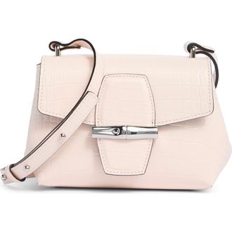 Longchamp Le Roseau Crossbody Bag in Powder Pink at Nordstrom Rack