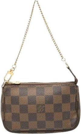 Louis Vuitton Pre-owned Mini Bags, female, Brown, Size: ONE SIZE Pre-owned Mini Pochette Accessoires