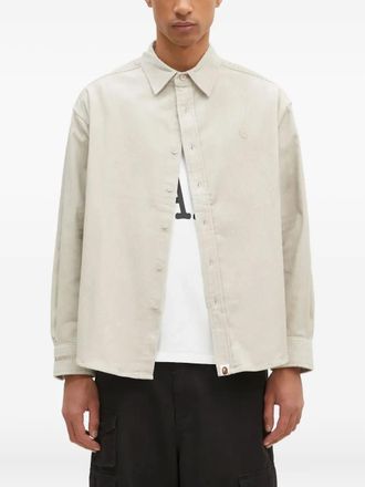 A Bathing Ape Camicia a coste - Toni neutri