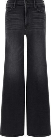 Mother Dames, Jeans, Zwart, Maat: W30 Katoen