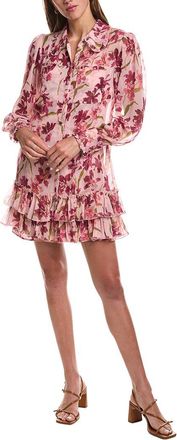 Cinq &agrave; Sept Cinq &Agrave; Sept Trailing Hibiscus Lupetto Mini Dress