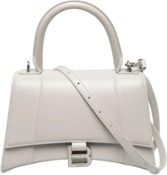 Balenciaga Pre-owned Balenciaga Small Shiny Box Calfskin Hourglass Top Handle Bag Ladies XP17TJPCA1SZUJLI