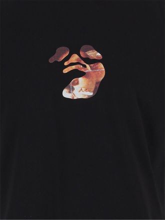 Off-white Mens Cotton Logo T-Shirt Black T-Shirts And Polos