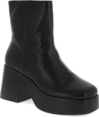 Chocolat Blu Womens Harris Heeled Boots In Black