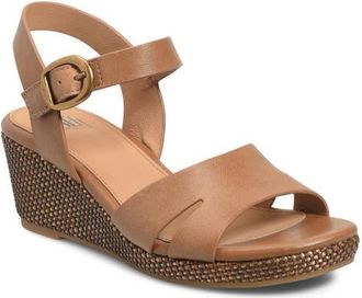 S&ouml;fft Vanessa Ankle Strap Platform Wedge Sandal at Nordstrom, Size 6.5