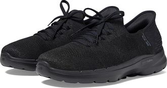 Skechers Go Walk 6 Lovely Day Hands Free Slip-Ins Womens Shoes Black : 10.5 B - Medium, Textile