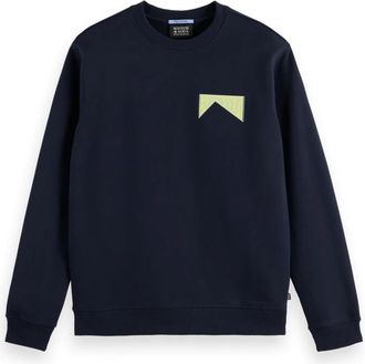 Scotch & Soda Stijlvolle Sweater voor Mannen - Heren - Sweatshirts - Blauw - L - Hoodies & sweatvesten