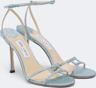 Jimmy Choo London 1998 Leo glitter sandals