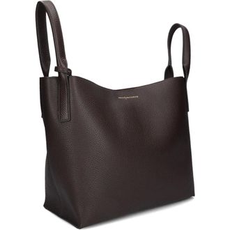 Smaak Bruin leren schoudertas Scott - Dames - Tassen - Bruin - Maat: ONE Size Leer
