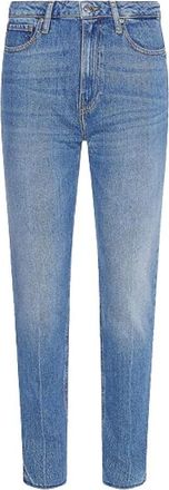 Tommy Hilfiger High-waisted Slim Fit Jeans - Dames - Slim Fit Jeans - Blauw - W27 - Katoen - Jeans