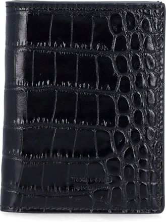 Tom Ford Geldb&ouml;rsen Schwarz