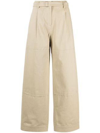 Low Classic Broek met wijde pijpen - Beige