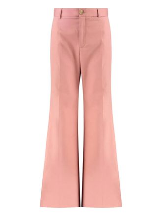 Dolce & Gabbana Pantaloni svasati in seta - Giallo