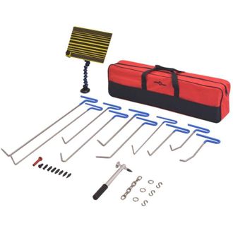 vidaXL Set Reparaci&oacute;n De Abolladuras Sin Pintura Acero Inox 28 Piezas Vidaxl