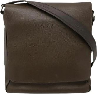 Louis Vuitton Pre-owned Miro Taiga Schoudertas - Heren - Vintage Schoudertas - Bruin - ONE Size - Leer - Vintage
