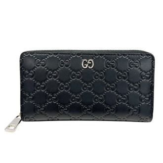 Gucci Black Leather Long Wallet (Bi-Fold) (Pre-Owned)
