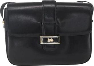 Celine Pre-owned Vintage Crossbody Tas - Dames - Vintage Schoudertas - Zwart - ONE Size - Leer - Vintage