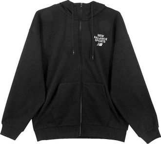 New Balance Sportswear Hooded Jacket Asia Sizing Black 6DD12033-BK